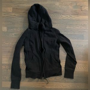 Lululemon Scuba Full Zip Hoodie Black Size 6